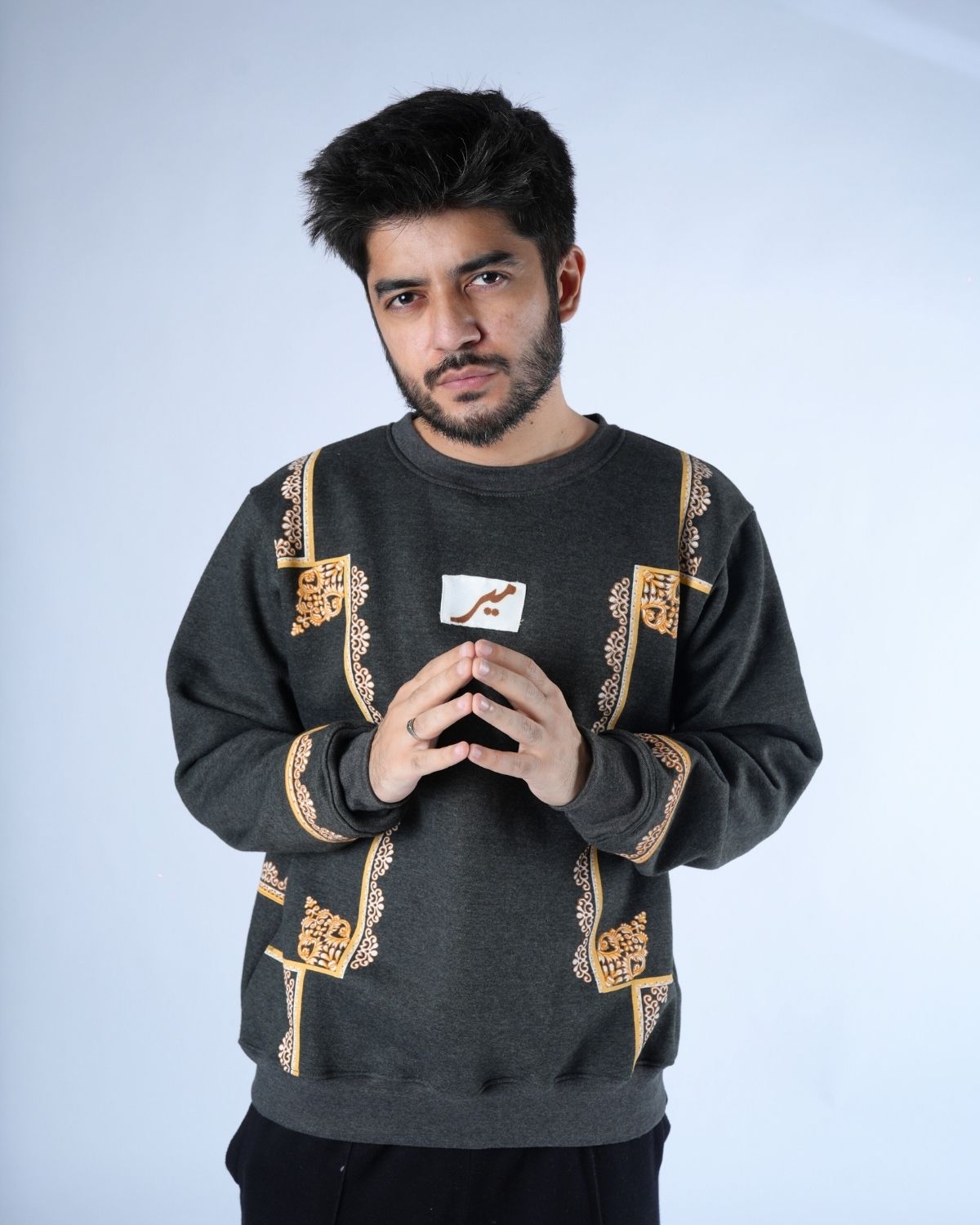 MEEROFFICIAL™ ROYAL BLACK SWEATSHIRT