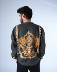 MEEROFFICIAL™ ROYAL BLACK SWEATSHIRT