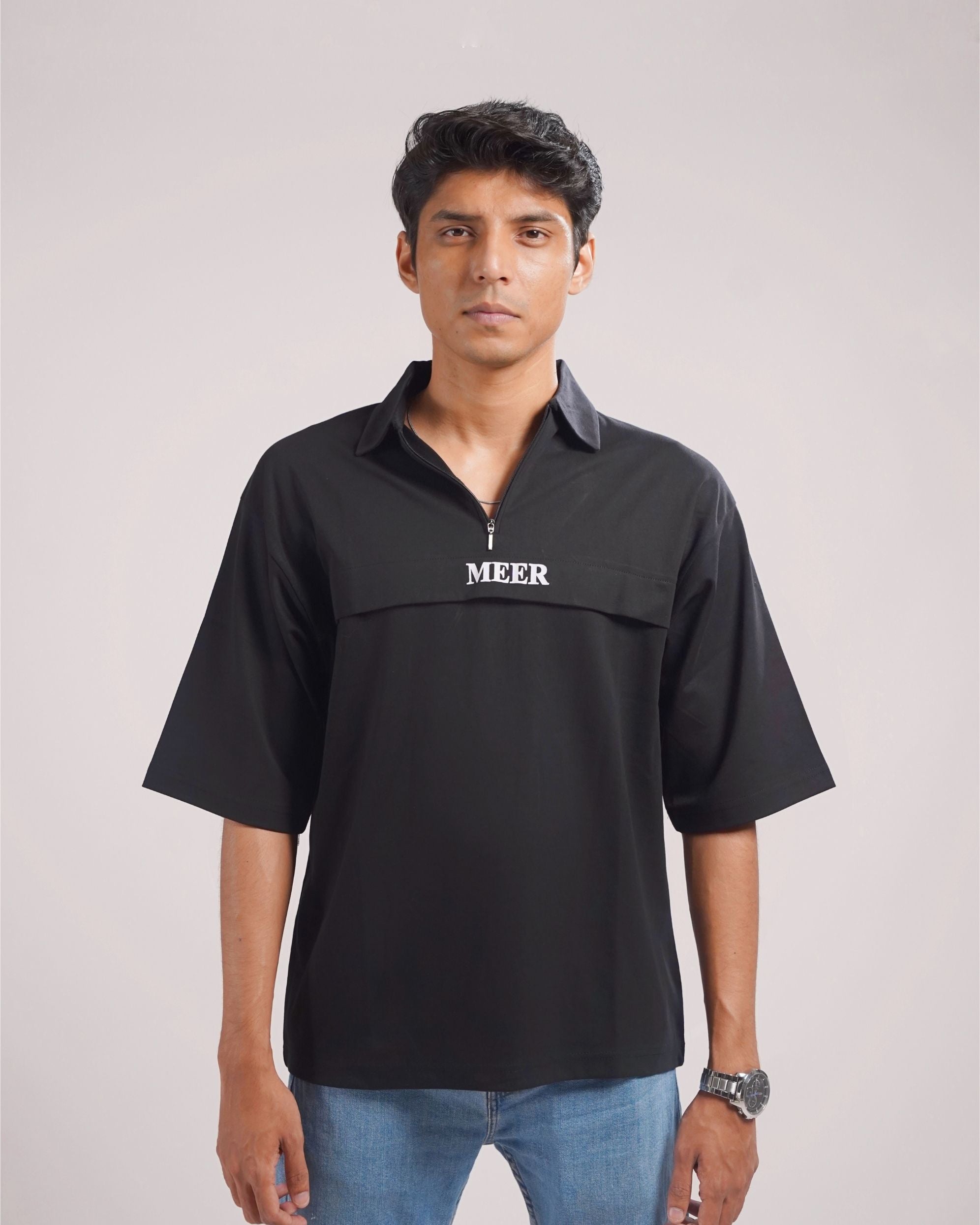 MEEROFFICIAL™ BLACK POLO