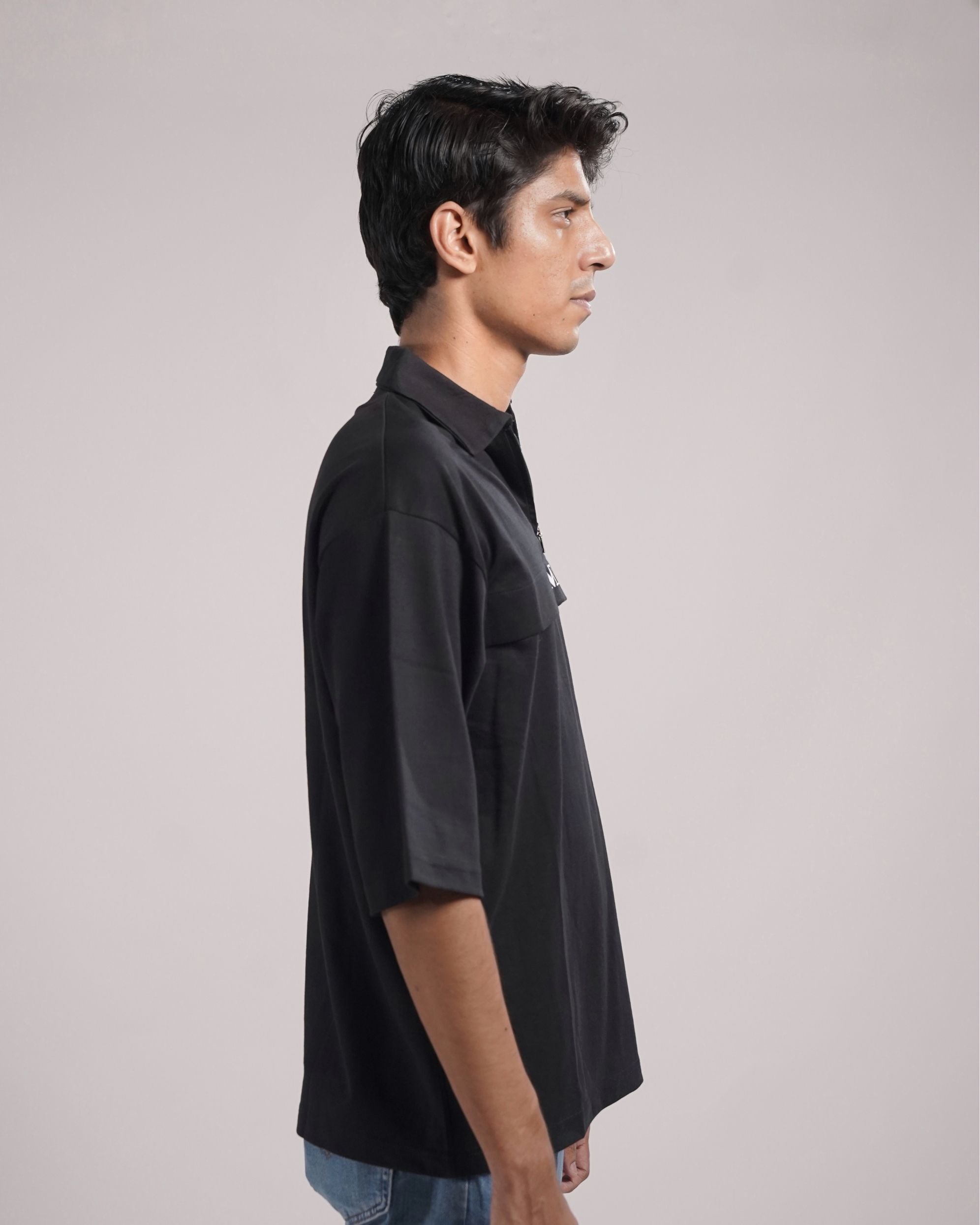 MEEROFFICIAL™ BLACK POLO