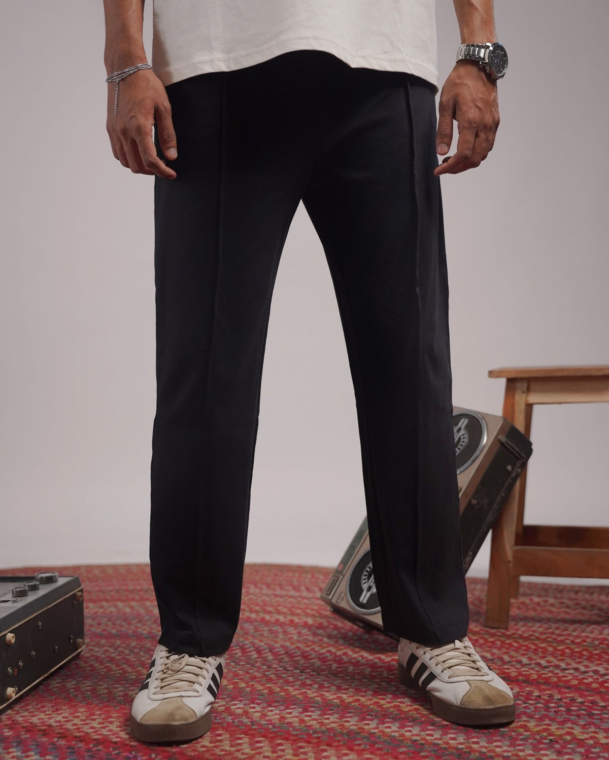 MEEROFFICIAL™ BLACK TROUSER