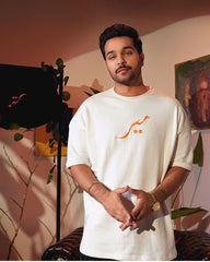 MEEROFFICIAL™ COTTON TERRY WHITE T-SHIRT